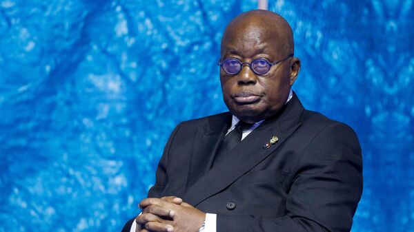 Ghana's President Nana Akufo-Addo attends the One Ocean Summit, in Brest, Brittany, Friday Feb. 11, 2022.  - Sputnik Africa