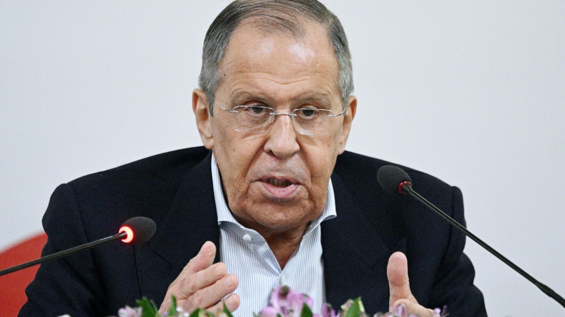 Russian Foreign Minister Sergey Lavrov at a meeting of the XXXI Assembly of the Council for Foreign and Defense Policy (SWAP) in the Moscow region - Sputnik Africa, 1920, 20.05.2023
