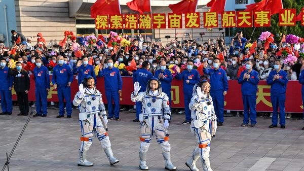 les astronautes de Shenzhou-16  - Sputnik Afrique