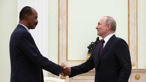 Le Président russe Poutine rencontre le Président érythréen Isaias Afwerki - Sputnik Afrique