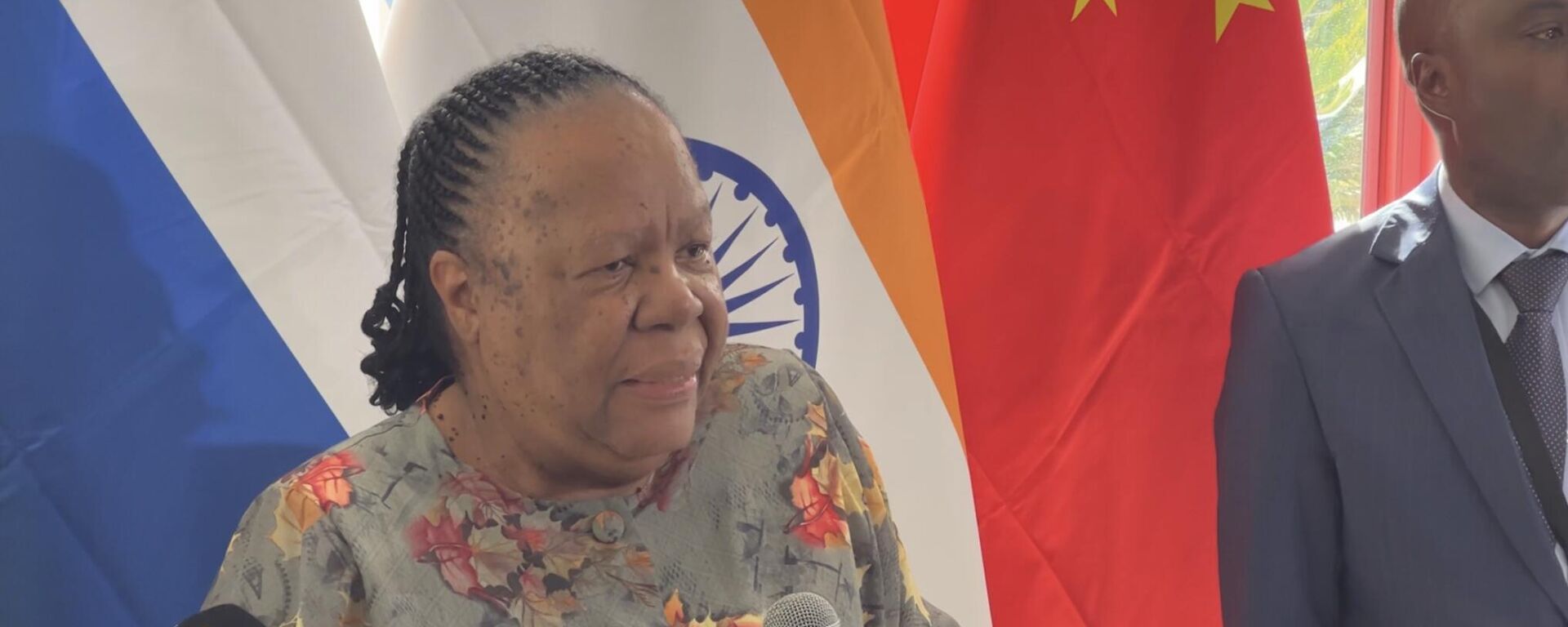 South African Foreign Minister Naledi Pandor speaks to the press on the sidelines of the BRICS ministerial meeting in Cape Town, South Africa. - Sputnik Africa, 1920, 01.06.2023