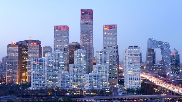 A general view shows the skyline of a central business district in Beijing - Sputnik Africa