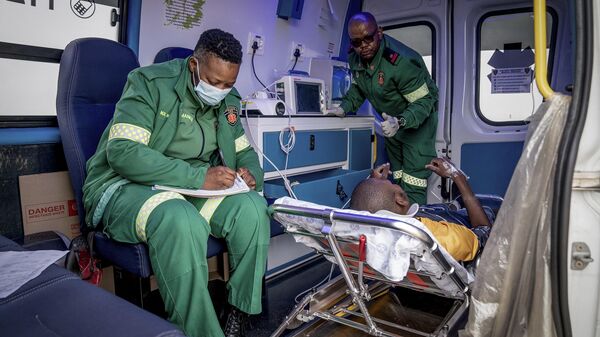 une ambulance en Afrique du Sud - Sputnik Afrique