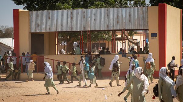 School in crisis-stricken Sudan - Sputnik Africa