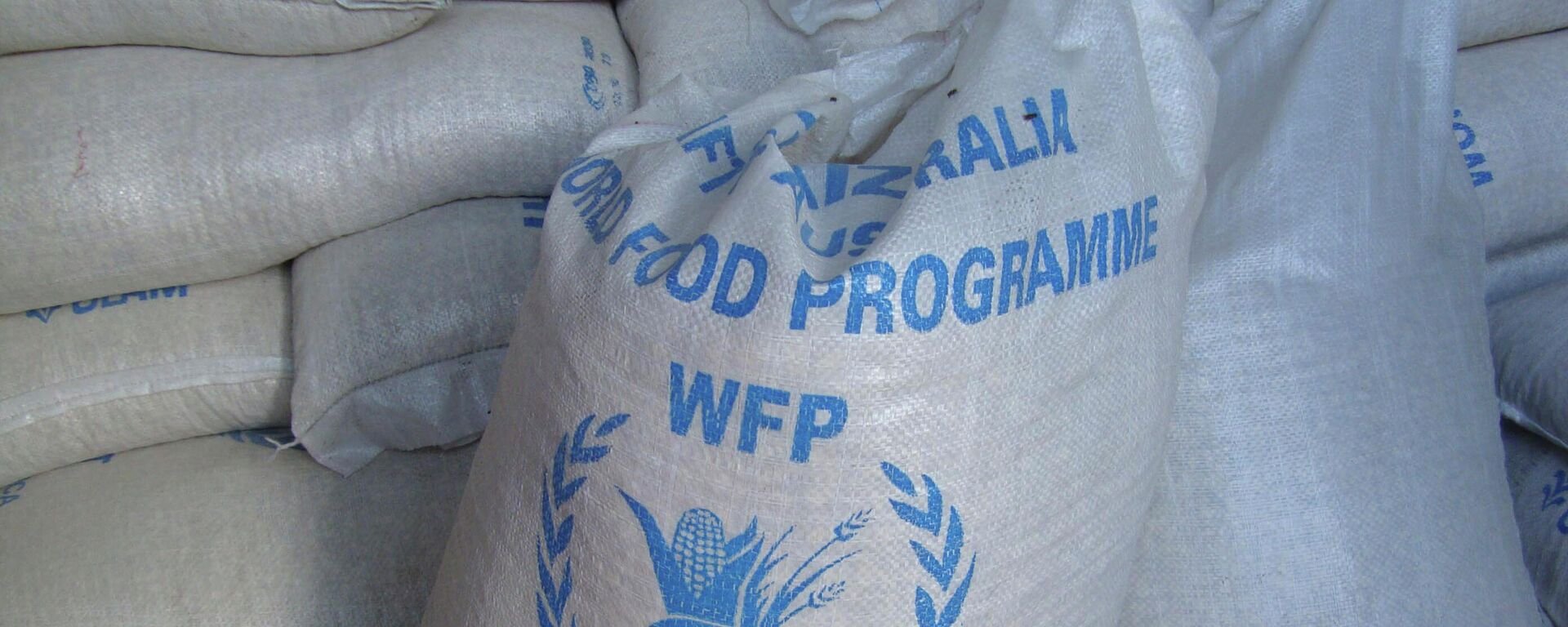 In this photo of Monday, Aug. 8, 2011 sacks of World Food Program, WFP, food is seen on a truck before being dropped off for storage in warehouses in the former Somali water agency that runs the biggest sell off of food aid in Mogadishu. - Sputnik Africa, 1920, 11.06.2023