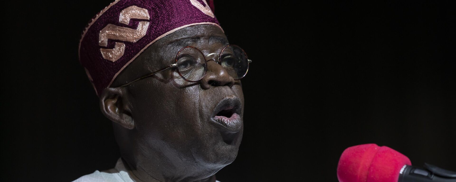 President-Elect Bola Tinubu addresses gathered supporters and the country after receiving his certificate at a ceremony in Abuja, Nigeria Wednesday, March 1, 2023 - Sputnik Africa, 1920, 12.06.2023
