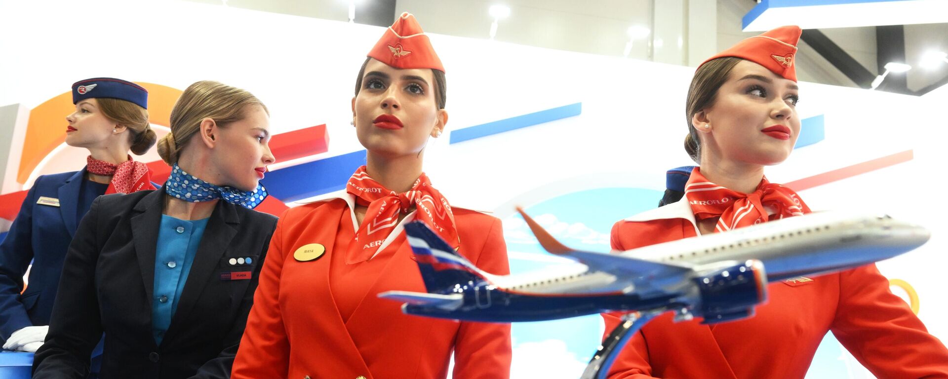 Aeroflot's stand at the Expoforum Convention and Exhibition Center at SPIEF 2023 - Sputnik Africa, 1920, 14.06.2023