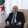 Algeria's President Abdelmadjid Tebboune, speaks for just under a half hour during the start of a meeting with U.S. Secretary of State Antony Blinken, Wednesday, March 30, 2022, at El Mouradia Palace, the President's official residence in Algiers, Algeria - Sputnik Africa