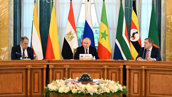 Vladimir Poutine reçoit des dirigeants de pays africains - Sputnik Afrique