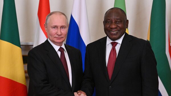 Poutine a félicité Cyril Ramaphosa à l'occasion de sa réélection au poste de Président sud-africain