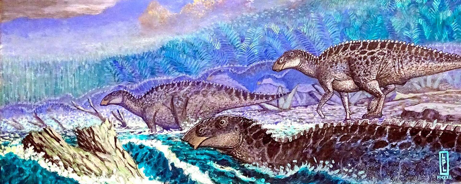 Researchers from the University of Chile discovered the gonkoken nanoi, a new ancestral species of duck-billed dinosaur that lived 72 million years ago in Patagonia - Sputnik Africa, 1920, 18.06.2023