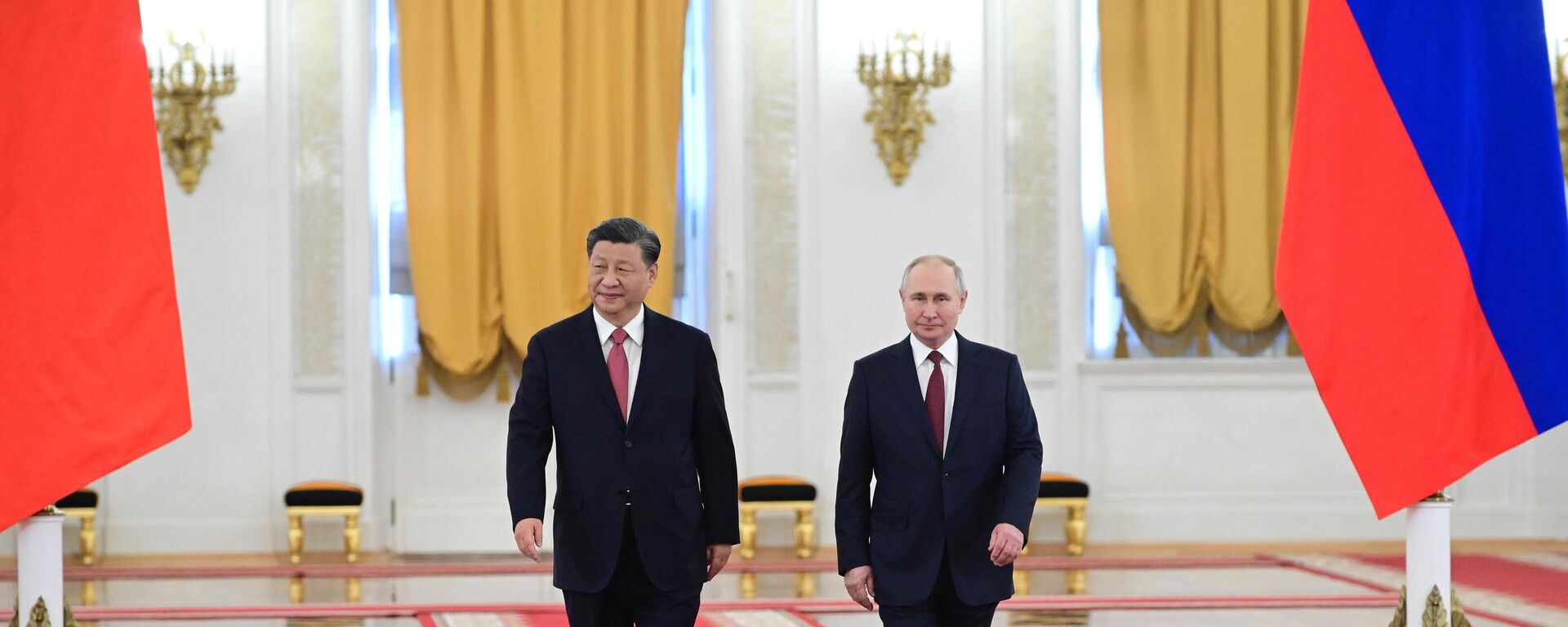 Chinese President Xi Jinping and Russian President Vladimir Putin  - Sputnik Africa, 1920, 12.09.2023