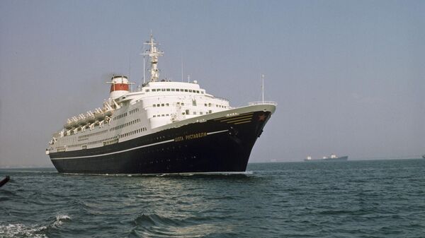 Passenger ship Shota Rustaveli in the Black Sea - Sputnik Africa