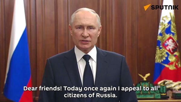 The full video of Vladimir Putin's urgent address - Sputnik Africa