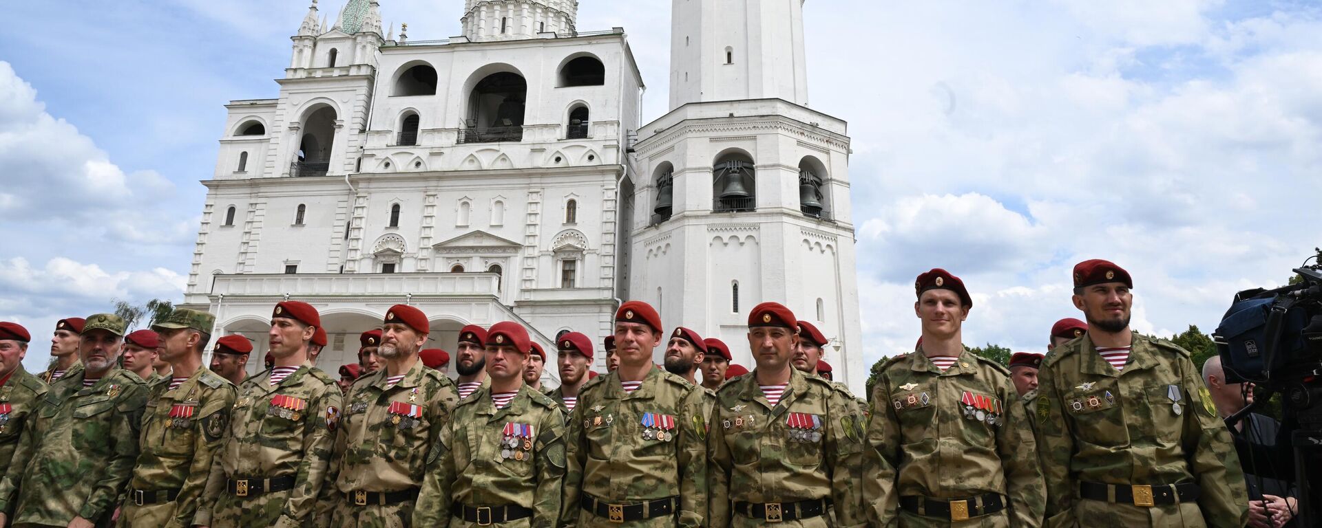Military personnel before the address of Russian President Vladimir Putin to the military units in the Kremlin, om June 27, 2023. - Sputnik Africa, 1920, 27.06.2023