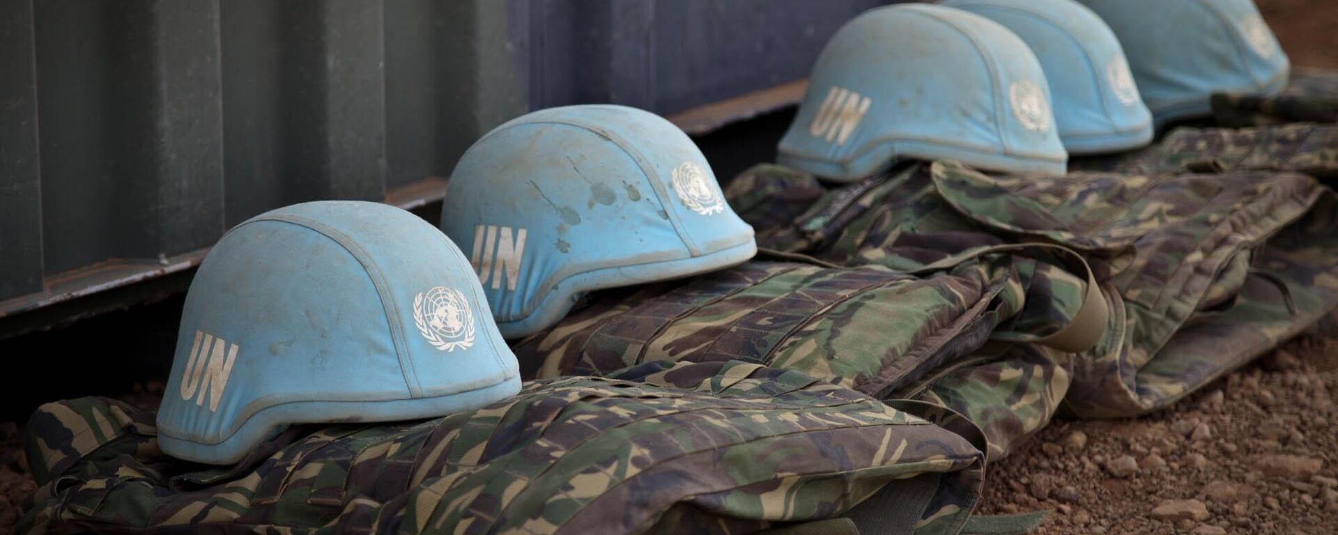 Blue Helmets of UN Peacekeepers - Sputnik Africa, 1920, 22.10.2023