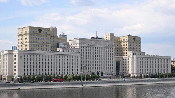 The building of the Russian Ministry of Defense on Frunzenskaya Naberezhnaya in Moscow, Russia, on June 26, 2023. - Sputnik Africa