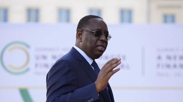 Senegal's President Macky Sall arrives for the closing session of the New Global Financial Pact Summit, Friday, June 23, 2023 in Paris.  - Sputnik Afrique