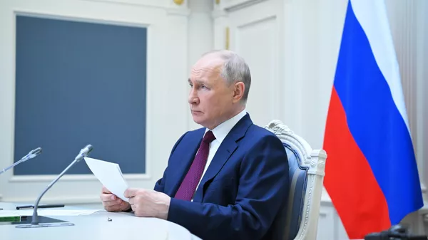 Russian President Vladimir Putin participates in meeting of the Council of SCO Heads of State - Sputnik Afrique