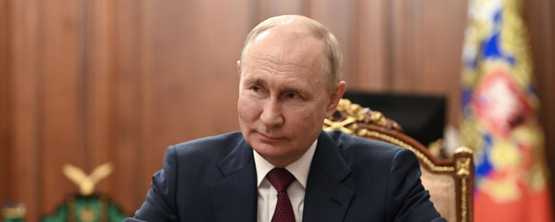 Russian President Vladimir Putin during a working meeting with Russian Prime Minister Mikhail Mishustin in the Kremlin - Sputnik Africa, 1920, 08.11.2023