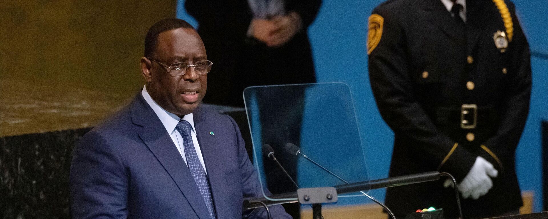 Senegal's President Macky Sall addresses the 77th session of the United Nations General Assembly at UN headquarters in New York City on September 20, 2022 - Sputnik Africa, 1920, 07.07.2023