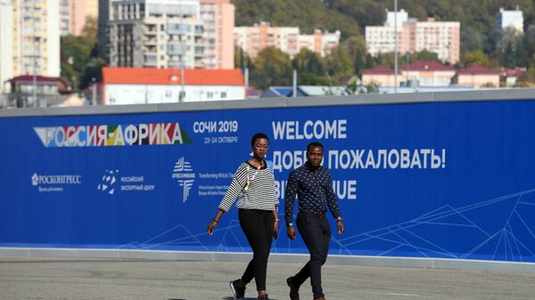 The opening day of the first Russia–Africa Summit and Economic Forum held in Sochi in October 2019. - Sputnik Africa