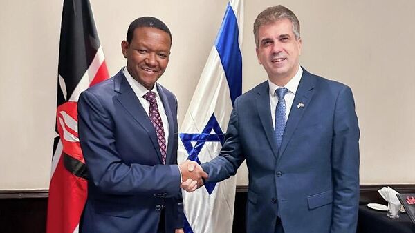 Foreign Minister Cohen with Kenya's Foreign Minister Mutua - Sputnik Africa