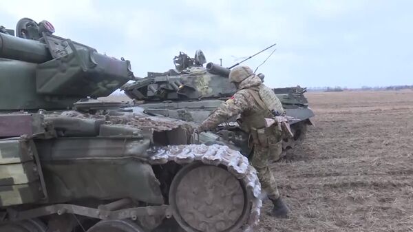 Des T-64 ukrainiens - Sputnik Afrique