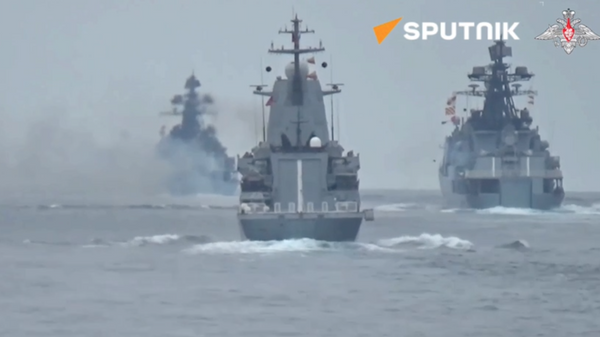 During the joint Russian-Chinese naval exercise North / Interaction - 2023, the sailors of the two countries destroyed a floating sea mine and repelled the attack of a small target - Sputnik Africa
