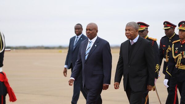 President of Botswana, Mokgweetsi Eric Masisi and Angolan President Joao Manuel Gonсalves Lourenсo - Sputnik Africa