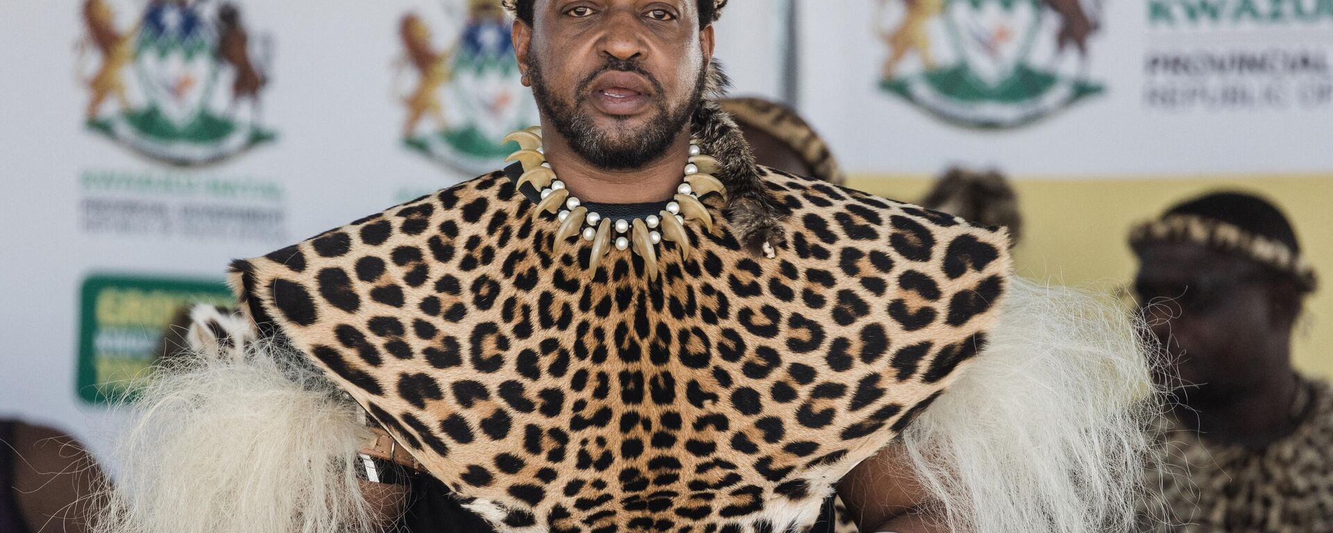 King of the Zulu nation, Misuzulu Zulu attends the reenactment of the Battle of Isandlwana, in Isandlwana on January 21, 2023 - Sputnik Africa, 1920, 23.07.2023