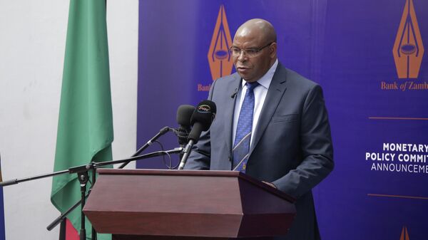  Denny H. Kalyalya, Governor of the Bank of Zambia, during the Monetary Policy Committee Meeting held in May, 2023. - Sputnik Africa