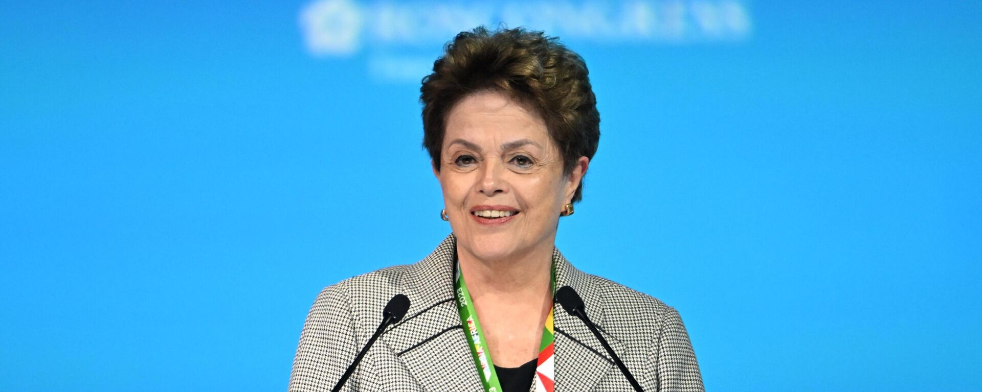 President of the BRICS New Development Bank Dilma Rousseff speaks at the plenary session of the 2nd Russia-Africa Summit and Forum at the Expoforum Convention and Exhibition Center. - Sputnik Africa, 1920, 22.08.2023
