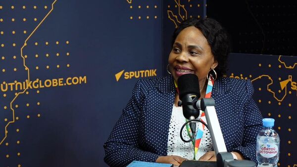 Monica Mutsvangwa, Minister of Information, Broadcasting and Publicity of Zimbabwe during an interview with Sputnik Africa - Sputnik Africa