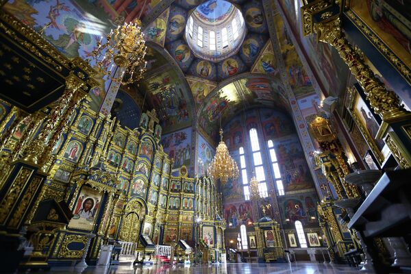 The decoration of the Assumption Cathedral of Nur-Sultan. - Sputnik Africa