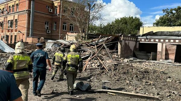 Explosion rocks downtown Taganrog. July 28, 2023 - Sputnik Africa