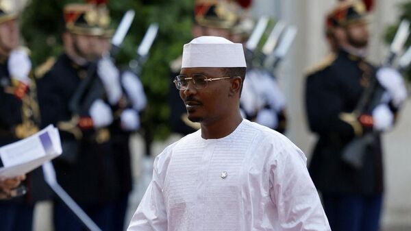 Transitional president of Chad Mahamat Idriss Deby arrives for an official dinner at the Elysee Palace, on the sidelines of the New Global Financial Pact Summit, in Paris, on June 22, 2023. - Sputnik Africa