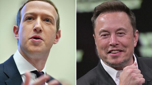 Mark Zuckerberg et Elon Musk - Sputnik Afrique