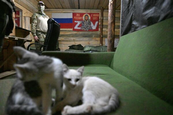 A place for housing the personnel of a logistics unit of the Ivanovo Airborne Troops of the Russian Armed Forces in the special military operation zone. - Sputnik Africa