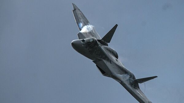L'avion de combat polyvalent de cinquième génération Sukhoi Su-57 - Sputnik Afrique