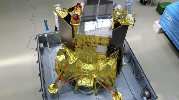 Luna-25 delivered to Vostochny Space Port in Russia's Far East. July 2023. - Sputnik Afrique