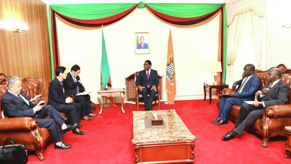 Japan’s Minister of Economy Trade & Industry pays visit to Zambia - Sputnik Africa