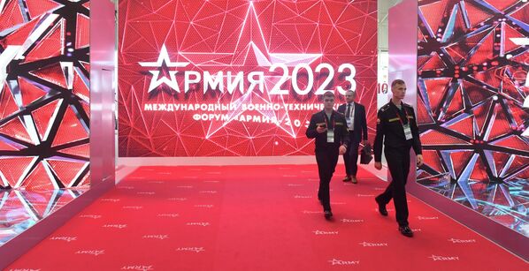 At the ARMY-2023 Forum&#x27;s exhibition in Kubinka, Russia. - Sputnik Africa