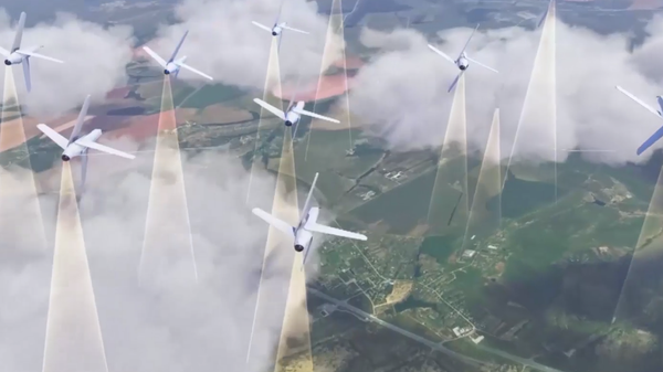 Izdeliye-53 (Z-53) drone. Screengrab of Aeroscan promotional video. - Sputnik Africa