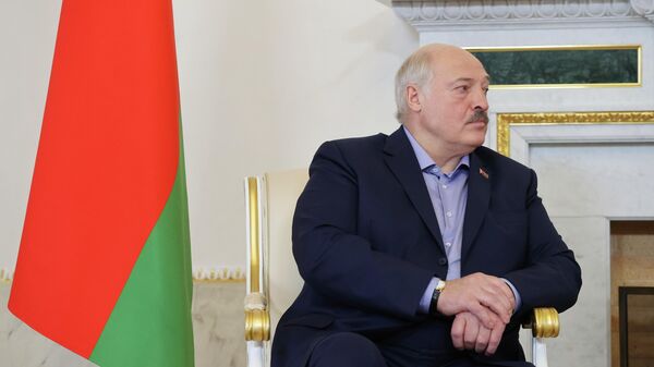  President of Belarus Alexander Lukashenko during a meeting with Russian President Vladimir Putin on July 23, 2023. - Sputnik Africa