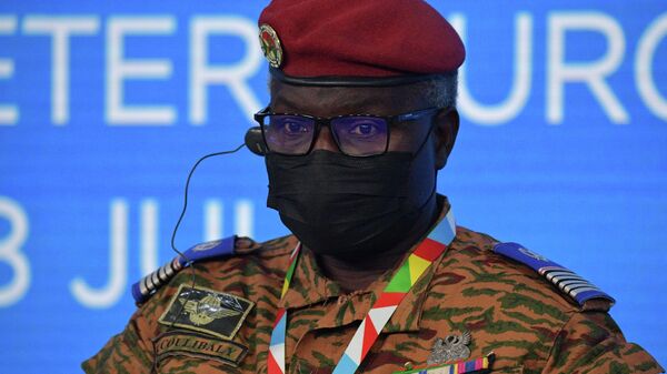 f Burkina Faso's Minister of Defense Kassoum Coulibaly at the Russia-Africa Summit in St. Petersburg.  - Sputnik Africa