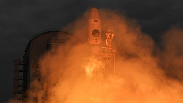 Launch of Soyuz-2.1b with the Luna-25 automatic station - Sputnik Africa