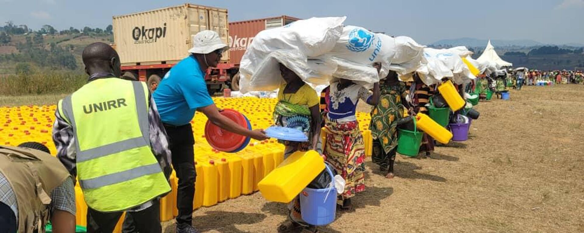 About 1,550 displaced families received non-food items as part of an emergency distribution organized by UNICEF and its partners in Masumbuko in the province of Ituri, DRC.  - Sputnik Africa, 1920, 20.08.2023