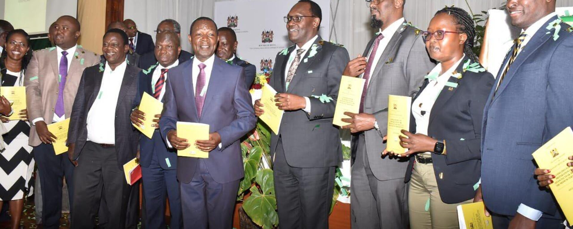 Cabinet Secretary Prof. Njuguna Ndung'u and other officials of Kenya's National Treasury launch the budget preparation process for the FY 2024/25 and the medium-term.  - Sputnik Africa, 1920, 20.08.2023