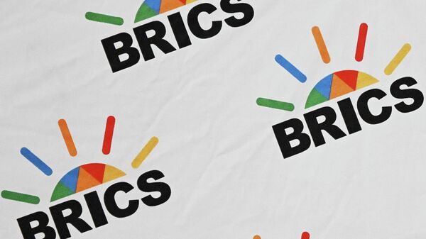 The logo of the BRICS summit in South Africa - Sputnik Africa